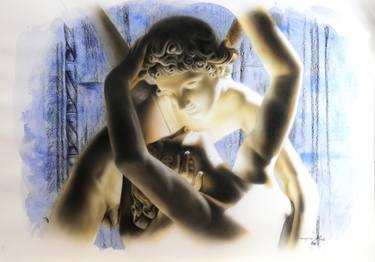 Print of Figurative Classical mythology Paintings by Giampiero Abate