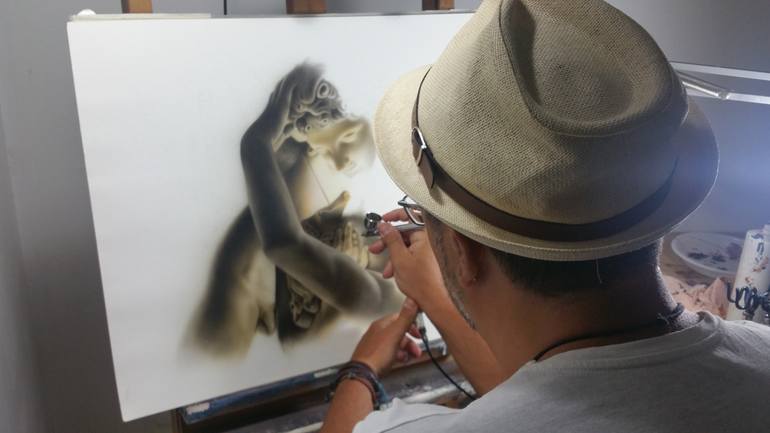 Original Figurative Other Painting by Giampiero Abate