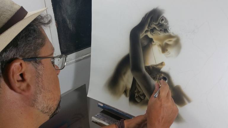 Original Figurative Other Painting by Giampiero Abate