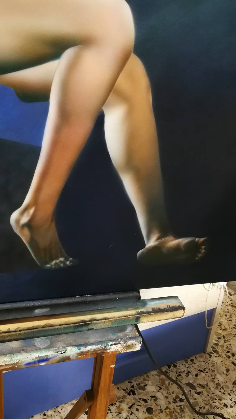 Original Nude Painting by Giampiero Abate