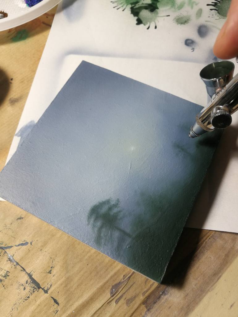 Original Figurative Landscape Painting by Giampiero Abate