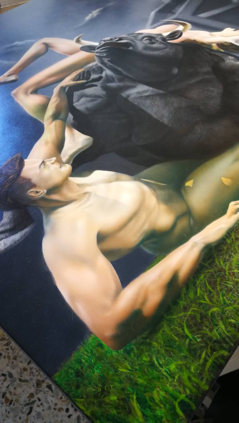 Original Conceptual Culture Painting by Giampiero Abate