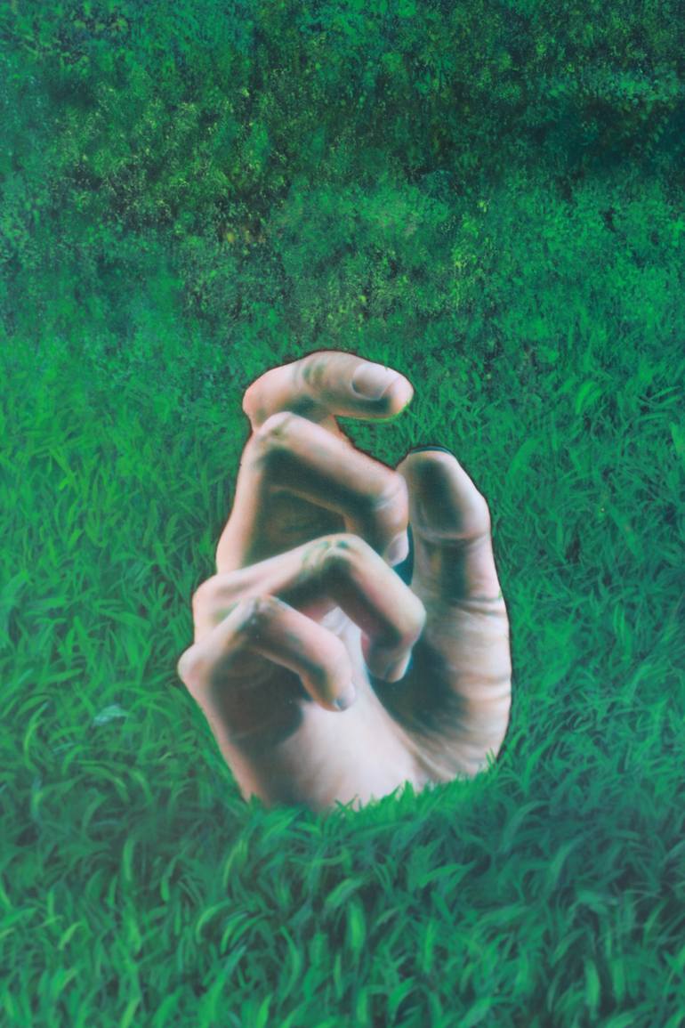 Original Conceptual Nature Painting by Giampiero Abate