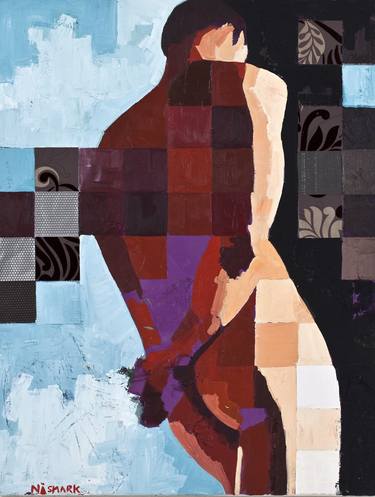 Print of Pop Art Nude Paintings by catrine näsmark