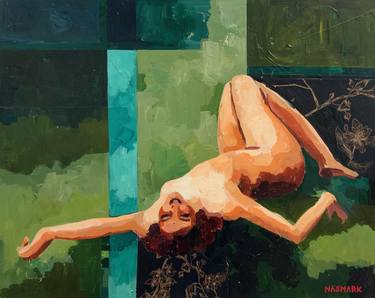 Original Pop Art Nude Paintings by catrine näsmark