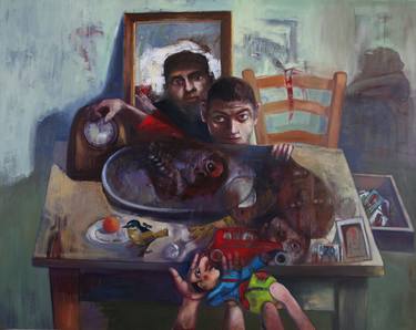 Print of Figurative Kids Paintings by Andreas Paraskeva