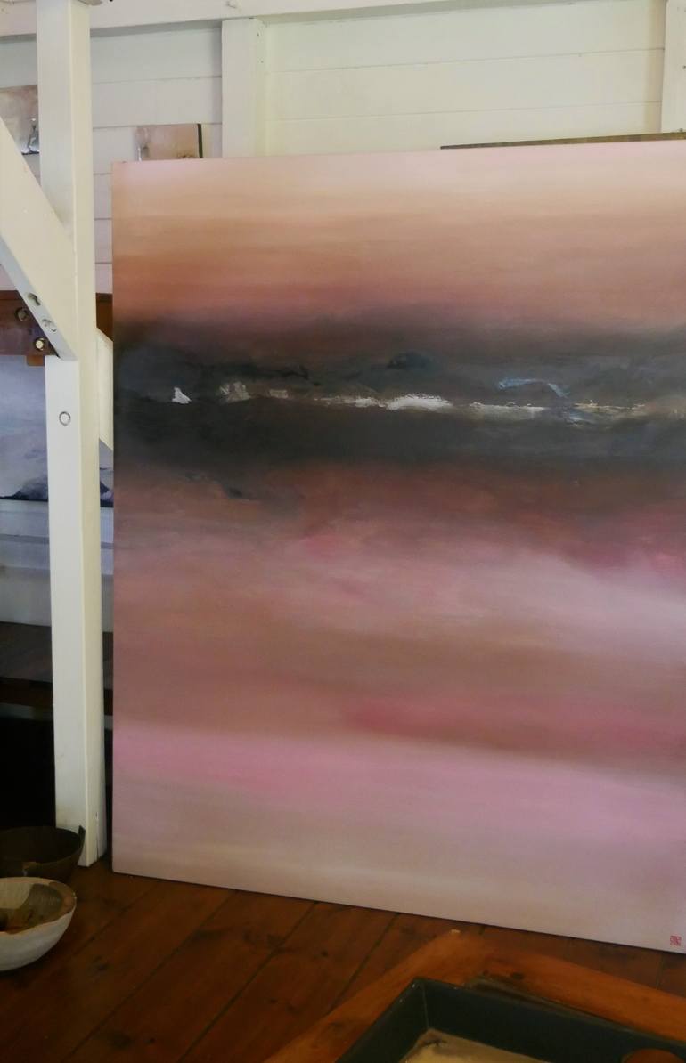 Original Abstract Expressionism Abstract Painting by Dora Vital
