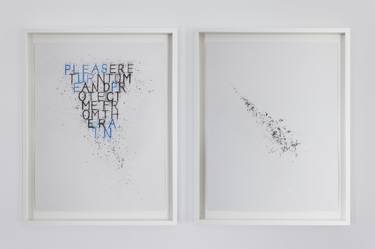 Original Conceptual Typography Drawings by Mark Melvin