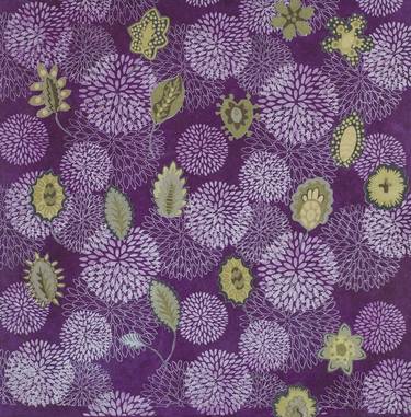 Print of Abstract Botanic Collage by Jennifer Hirshhorn