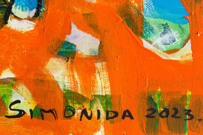 Original Expressionism Animal Painting by Simonida Djordjevic