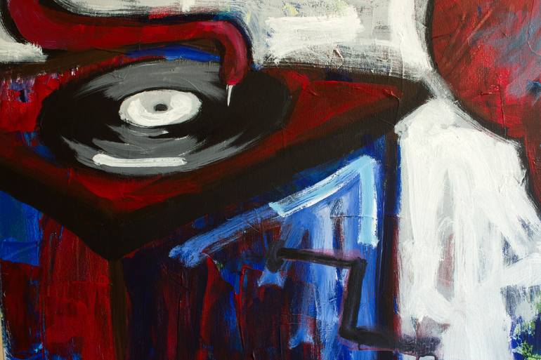 Original Contemporary Music Painting by Simonida Djordjevic