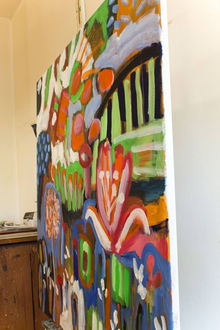 Original Contemporary Garden Painting by Simonida Djordjevic