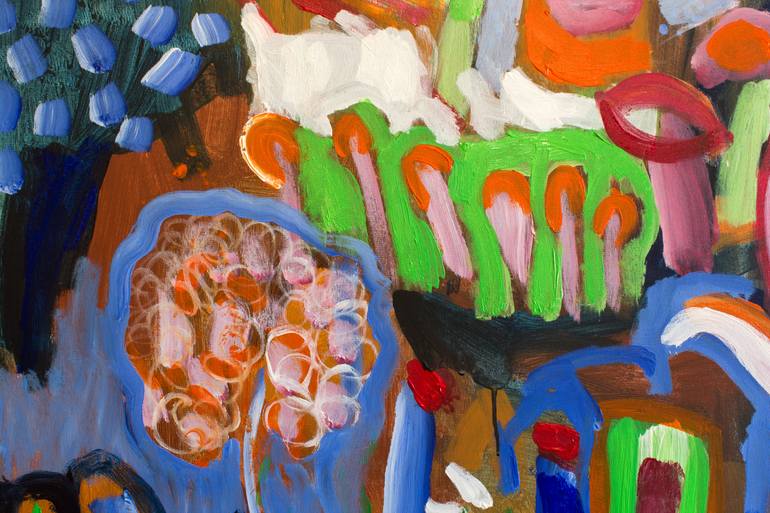Original Contemporary Garden Painting by Simonida Djordjevic