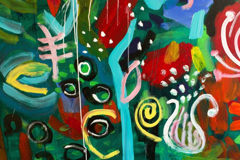 Original Contemporary Garden Painting by Simonida Djordjevic