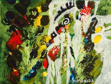 Print of Abstract Nature Paintings by Simonida Djordjevic