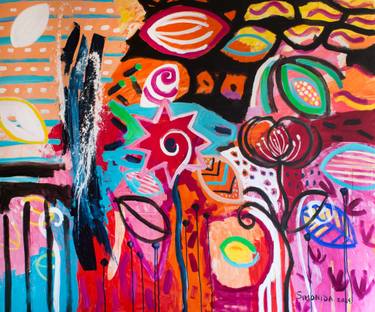 Original Pop Art Fantasy Painting by Simonida Djordjevic