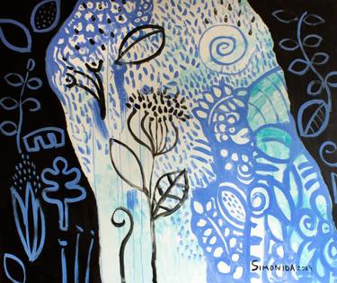 Original Contemporary Nature Painting by Simonida Djordjevic