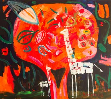 Original Contemporary Animal Painting by Simonida Djordjevic