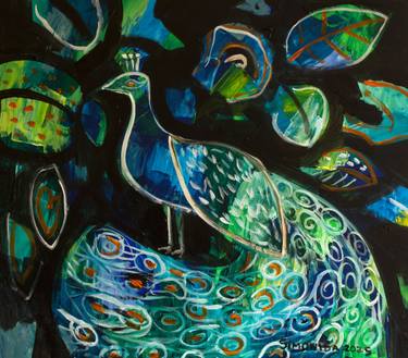Original Contemporary Animal Painting by Simonida Djordjevic