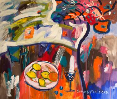 Original Contemporary Still Life Painting by Simonida Djordjevic