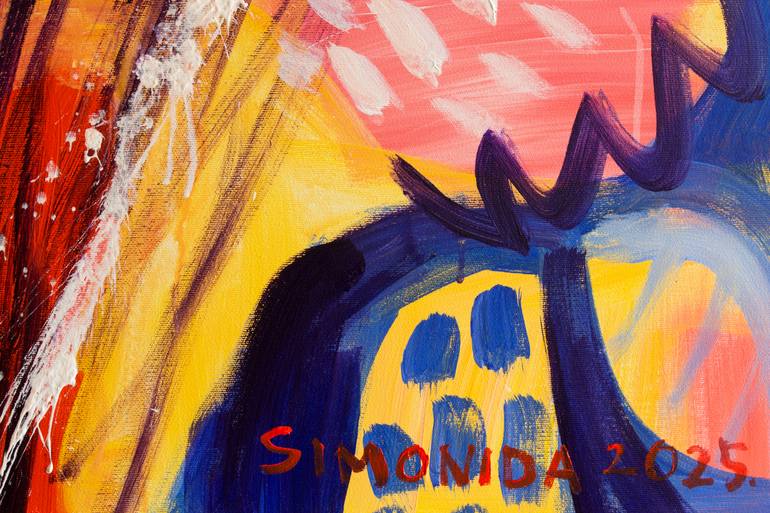 Original Contemporary Nature Painting by Simonida Djordjevic