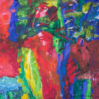 Print of Abstract Expressionism Tree Paintings by Simonida Djordjevic