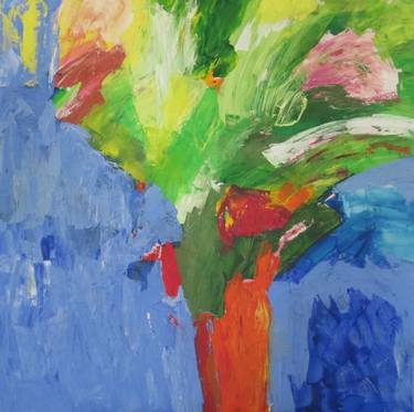 Print of Abstract Expressionism Tree Paintings by Simonida Djordjevic