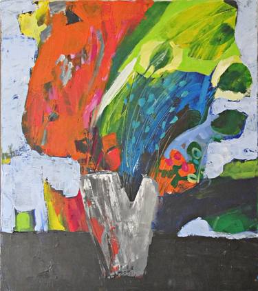 Print of Abstract Expressionism Still Life Paintings by Simonida Djordjevic