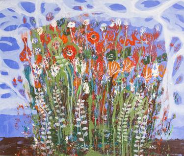 Print of Floral Paintings by Simonida Djordjevic