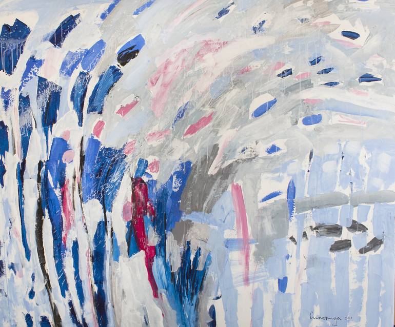 Print of Abstract Nature Paintings by Simonida Djordjevic