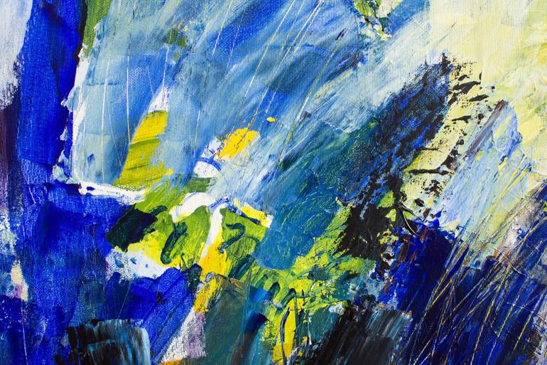 Original Abstract Expressionism Abstract Painting by Simonida Djordjevic
