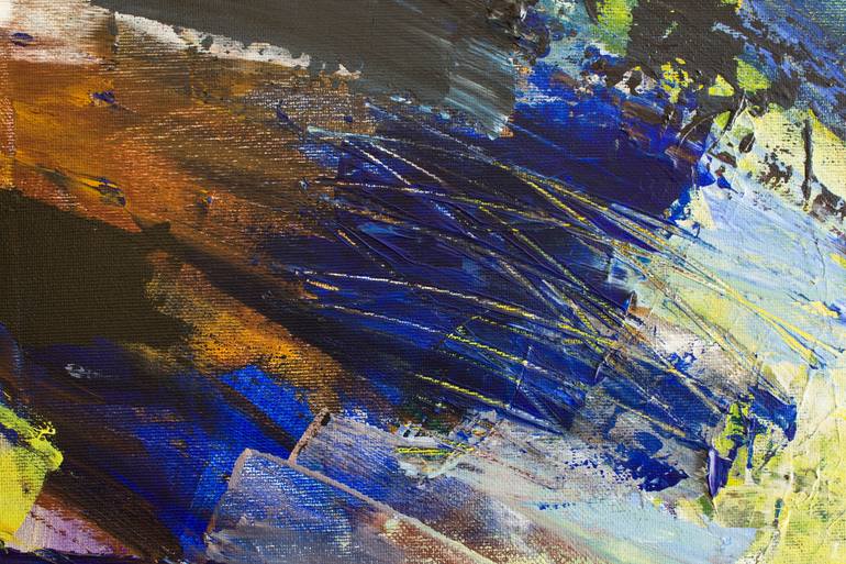 Original Abstract Expressionism Abstract Painting by Simonida Djordjevic