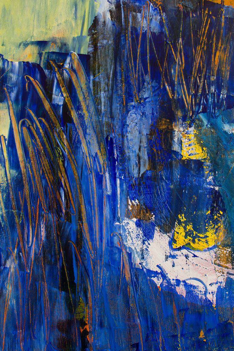 Original Abstract Expressionism Abstract Painting by Simonida Djordjevic
