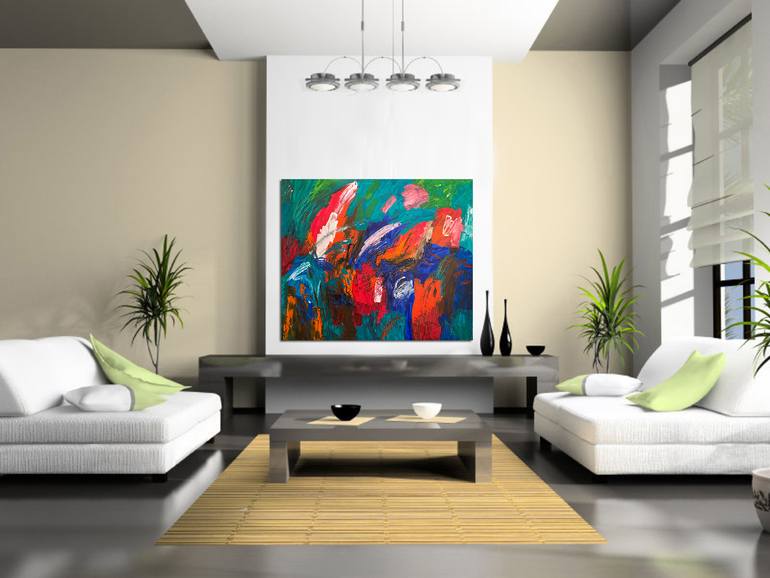 Original Expressionism Nature Painting by Simonida Djordjevic