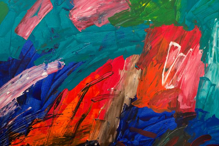 Original Expressionism Nature Painting by Simonida Djordjevic