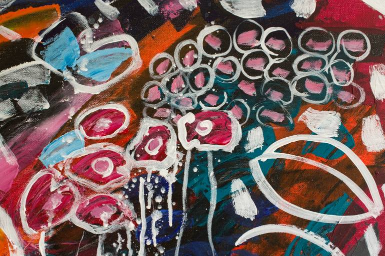 Original Expressionism Time Painting by Simonida Djordjevic