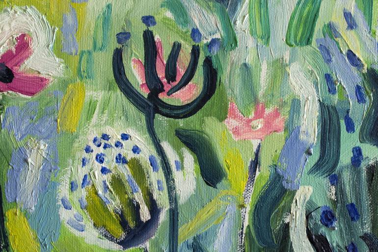 Original Expressionism Botanic Painting by Simonida Djordjevic