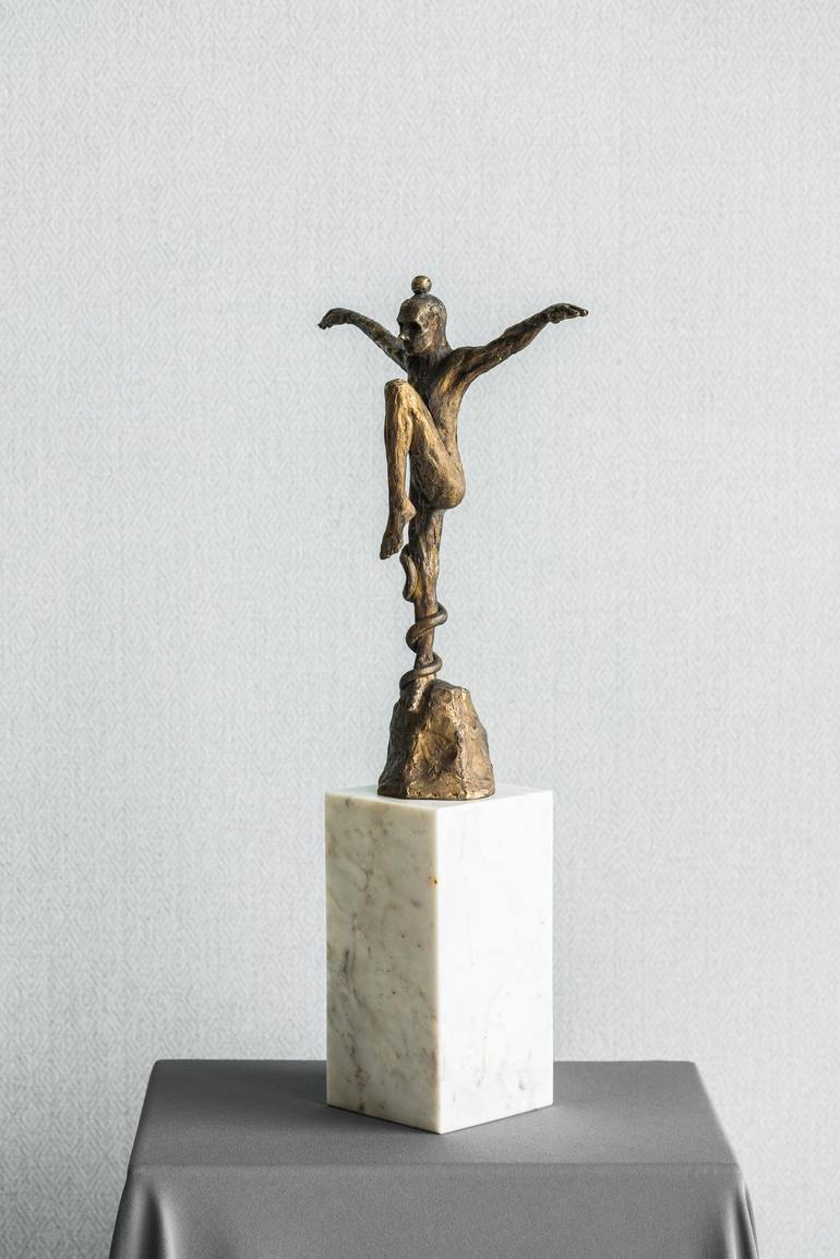 Original Conceptual Men Sculpture by Liutauras Grieze