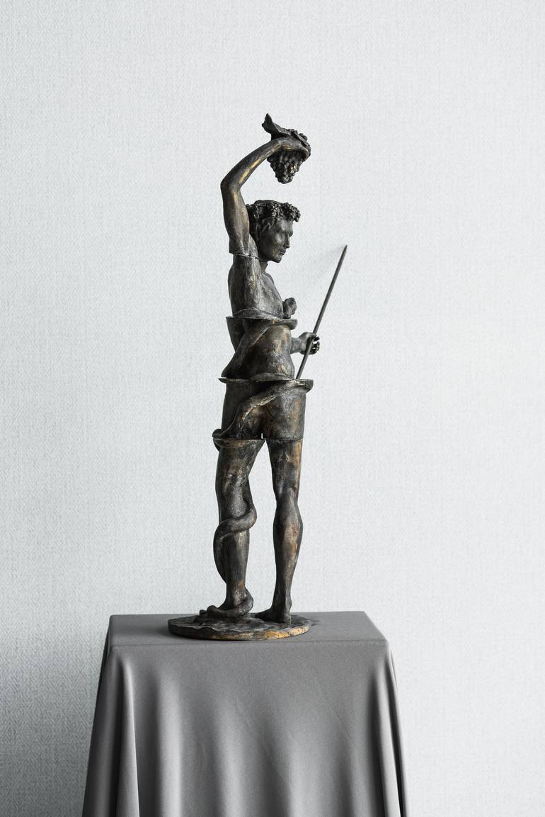 Original Contemporary Mortality Sculpture by Liutauras Grieze
