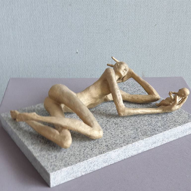 Original Art Deco Body Sculpture by Liutauras Grieze