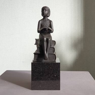 Original Realism Children Sculpture by Liutauras Grieze