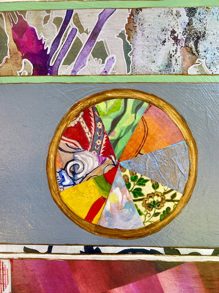 Original Abstract Patterns Mixed Media by Tricia Franklin