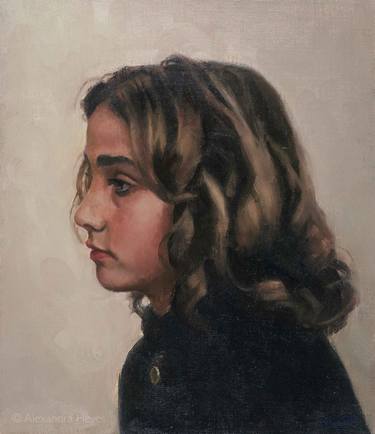 Original Fine Art Portrait Paintings by Alexandra Heyes