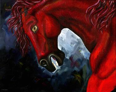 Original Fine Art Horse Paintings by J M Lister