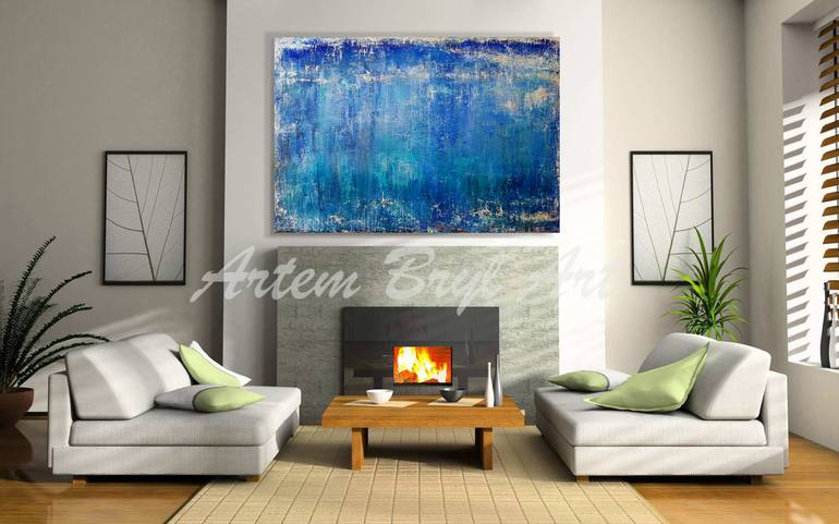 Original Abstract Expressionism Abstract Painting by Artem Bryl