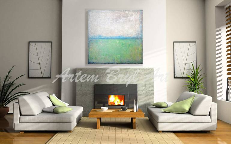 Original Abstract Expressionism Abstract Painting by Artem Bryl