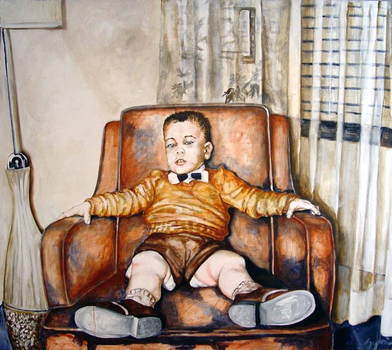 Print of Figurative People Paintings by Sylvain Chamberlain