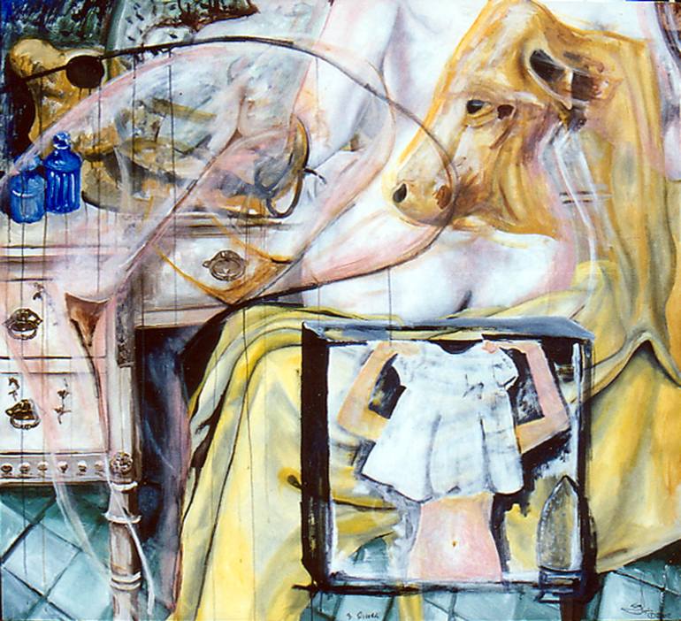 Print of Surrealism People Paintings by Sylvain Chamberlain