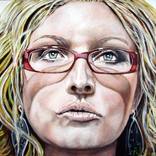 Michelle Looking Up by Sylvain Chamberlain