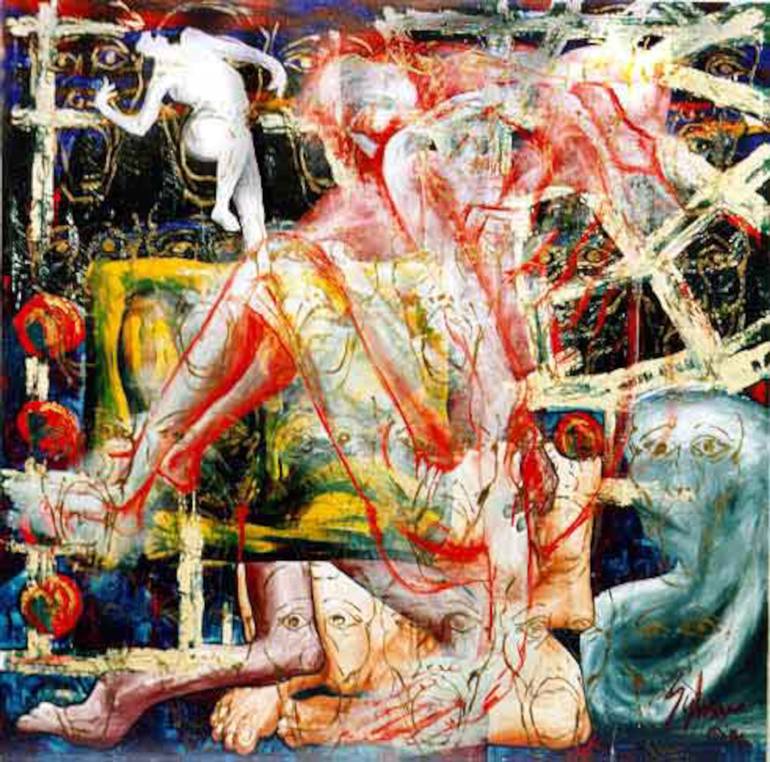 Print of Surrealism Religion Paintings by Sylvain Chamberlain